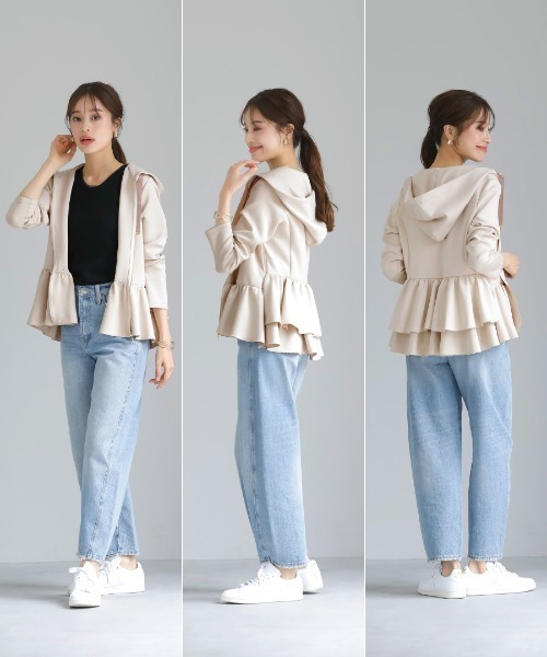 無敵のパーカー【洗える・UV CUT・ストレッチ・軽量・接触冷感】ハイ