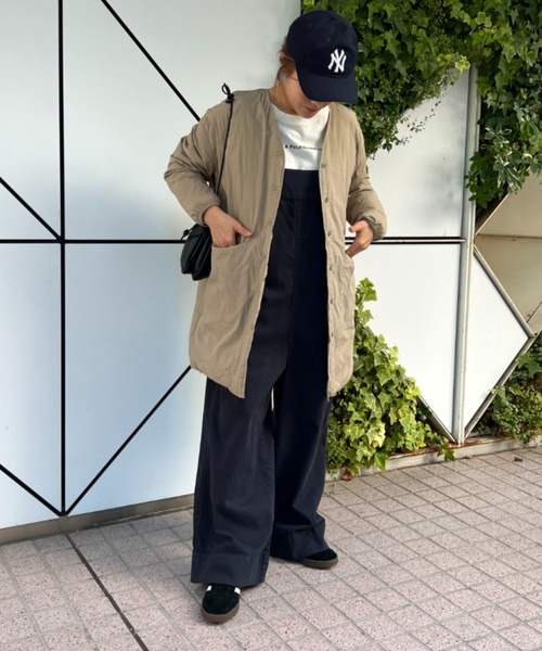 PUAL CE CIN（ピュアルセシン）の「フレンチダックライトダウンリバーシブルジャケット（ダウンジャケット/コート・レディース・ブラック/ベージュ/カーキ・FREE）」の7枚目の写真