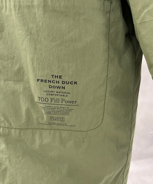 PUAL CE CIN（ピュアルセシン）の「フレンチダックライトダウンリバーシブルジャケット（ダウンジャケット/コート・レディース・ブラック/ベージュ/カーキ・FREE）」の13枚目の写真