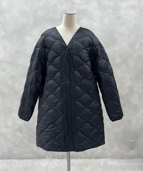 PUAL CE CIN（ピュアルセシン）の「フレンチダックライトダウンリバーシブルジャケット（ダウンジャケット/コート・レディース・ブラック/ベージュ/カーキ・FREE）」の18枚目の写真