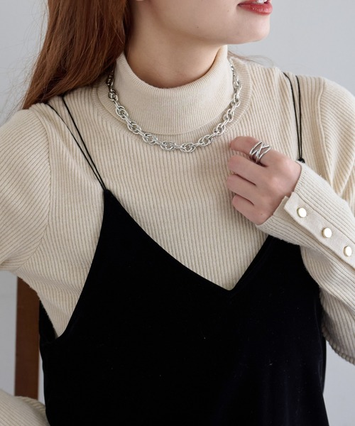 DISCOAT（ディスコート）の「【GOLDY】オルタネイトチェーンネックレス（ネックレス・レディース・ゴールド/シルバー・FREE）」の8枚目の写真