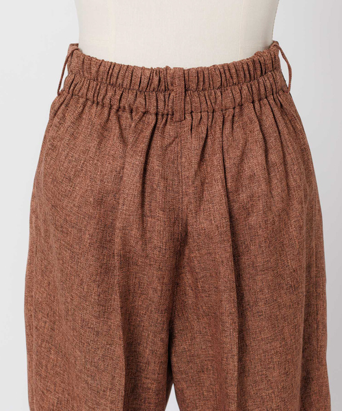 NOMINE（ノミネ）の「【セットアップ対応可】シャーク3タックテーパードパンツ（スラックス・レディース・ダークブラウン/ダークオレンジ・M/S）」の7枚目の写真