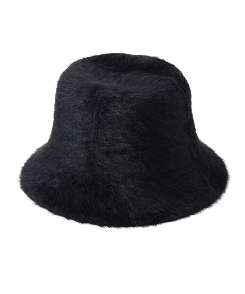 OPAQUE.CLIP(オペークドットクリップ)の「◆シャギーバケットハット(ハット・レディース・ブラック/オフホワイト・00)」の2枚目の写真