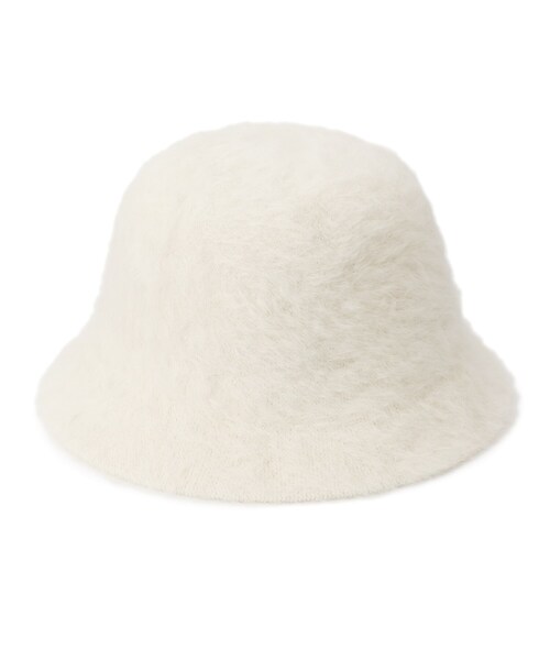 OPAQUE.CLIP(オペークドットクリップ)の「◆シャギーバケットハット(ハット・レディース・ブラック/オフホワイト・00)」の4枚目の写真