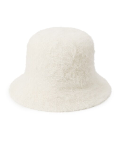 OPAQUE.CLIP(オペークドットクリップ)の「◆シャギーバケットハット(ハット・レディース・ブラック/オフホワイト・00)」の5枚目の写真