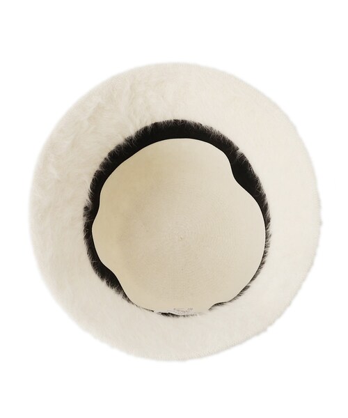 OPAQUE.CLIP(オペークドットクリップ)の「◆シャギーバケットハット(ハット・レディース・ブラック/オフホワイト・00)」の7枚目の写真