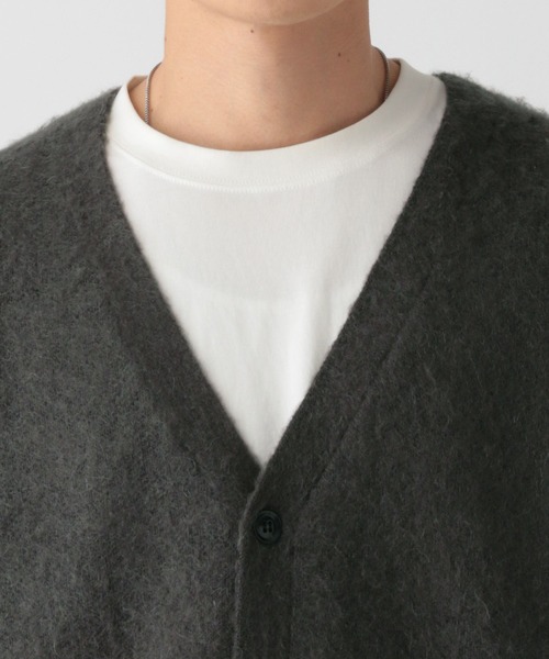 RAGEBLUE（レイジブルー）の「モヘヤルーズニットカーディガン（カーディガン/ボレロ・メンズ・イエロー/ブルー/ピンク/グリーン/グレー・MEDIUM/LARGE）」の13枚目の写真