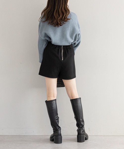 Chico（チコ）の「【WEB限定/REVIVAL】スリットミニスカパン（スカート・レディース・ブラック/グレイッシュベージュ/グレー・FREE）」の9枚目の写真