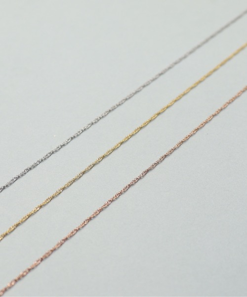 ieLS（イエルズ）の「金属アレルギー対応「ieLS」ステンレス デイリーチェーンネックレス <シアー>（ネックレス・レディース・シルバー/ピンク系2/ゴールド系2/シルバー系2/ピンク/ゴールド・45cm/52cm/39cm/52㎝）」の9枚目の写真