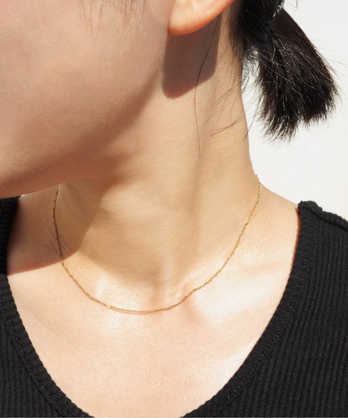 ieLS（イエルズ）の「金属アレルギー対応「ieLS」ステンレス デイリーチェーンネックレス <シアー>（ネックレス・レディース・シルバー/ピンク系2/ゴールド系2/シルバー系2/ピンク/ゴールド・45cm/52cm/39cm/52㎝）」の18枚目の写真