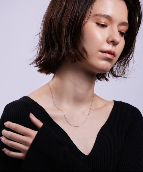 ieLS（イエルズ）の「金属アレルギー対応「ieLS」ステンレス デイリーチェーンネックレス <シアー>（ネックレス・レディース・シルバー/ピンク系2/ゴールド系2/シルバー系2/ピンク/ゴールド・45cm/52cm/39cm/52㎝）」の17枚目の写真