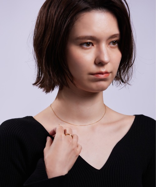 ieLS（イエルズ）の「金属アレルギー対応「ieLS」ステンレス デイリーチェーンネックレス <シアー>（ネックレス・レディース・シルバー/ピンク系2/ゴールド系2/シルバー系2/ピンク/ゴールド・45cm/52cm/39cm/52㎝）」の8枚目の写真