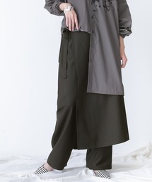 【廃盤】『ラップ付きストレートワイドパンツ』
