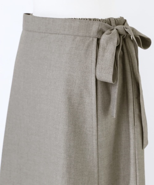 kOhAKU（コハク）の「【廃盤】『ラップ付きストレートワイドパンツ』（スラックス・レディース・ブラック/グレー・2/1）」の19枚目の写真