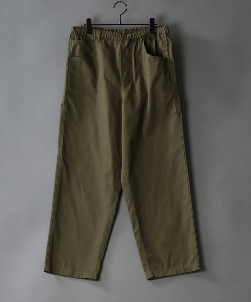 SITRY（シトリー）の「Twill wide painter pants/ツイル ワイド ペインターパンツ（その他パンツ・メンズ・ブラック/カーキ/オフホワイト・M/L/LL）」の4枚目の写真