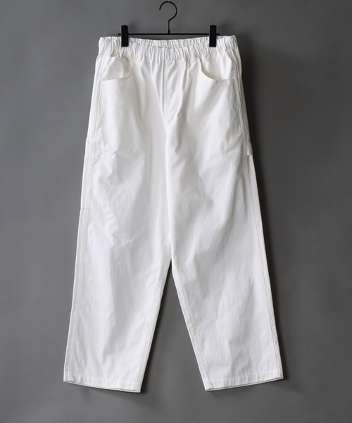 SITRY（シトリー）の「Twill wide painter pants/ツイル ワイド ペインターパンツ（その他パンツ・メンズ・ブラック/カーキ/オフホワイト・M/L/LL）」の6枚目の写真