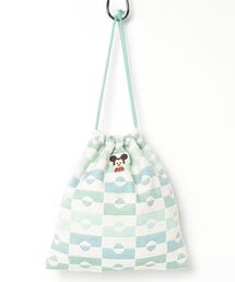 Disney｜KIDEA（ディズニー｜キディア）の「【 Disney KIDEA / ディズニーキディア 】 TUDUKERUシリーズ 大サイズ 巾着ポーチ 71-1217250 TOB（ポーチ）」