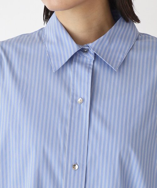 THE SHOP TK (ザ ショップ ティーケー )の「◆コクーンシルエットシャツ【手洗い可】(シャツ/ブラウス・レディース・ホワイト系/ブラック系2/ブルー系7・12/13)」の22枚目の写真