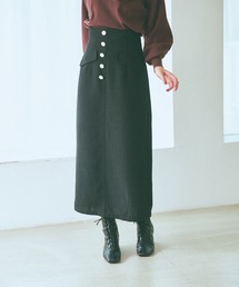 mysty woman | レトロボタンツイードスカート 982629(スカート)