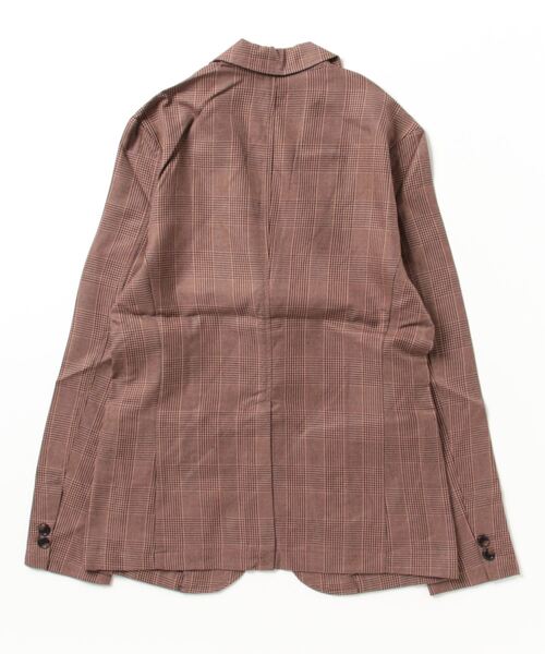 ONE DAY KMC （ワンデイケーエムシー）の「先染めテーラードジャケット（テーラードジャケット・メンズ・ブラウン/ベージュ・LARGE/MEDIUM）」の3枚目の写真