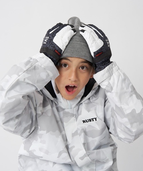 セール】【SEVEN2】キッズスノーグローブ 手袋 スキー スノボー 五本指