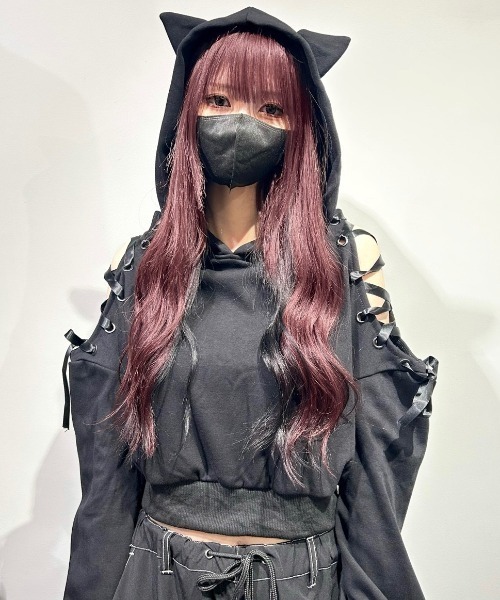 【 ⭕️】nekomimiパーカー&ショートパンツセット 新品未使用✨️ 夢展望 DearMyLove 小悪魔ジャージデザインショートパーカー