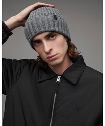 ALLSAINTS | NEVADA RIBBED WOOL BLEND BEANIE | NEVADA リブ ウール ブレンド ビーニー(ニットキャップ/ビーニー)