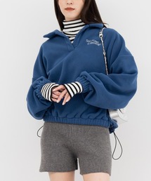 ANAP | 英字刺繍スキッパーフリーストップス【別売りSETUP】(スウェット)