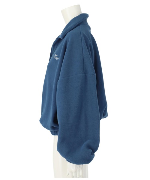 ANAP（アナップ）の「英字刺繍スキッパーフリーストップス【別売りSETUP】（スウェット・レディース・カーキ/ブラック/アイボリー/ネイビー・FREE）」の16枚目の写真