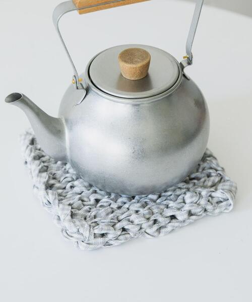 fog linen work(フォグリネンワーク)の「『別注』fog linen work×DOORS リネンテープニットマット(キッチンツール・レディース・ネイビー/グレー系その他・-)」の3枚目の写真