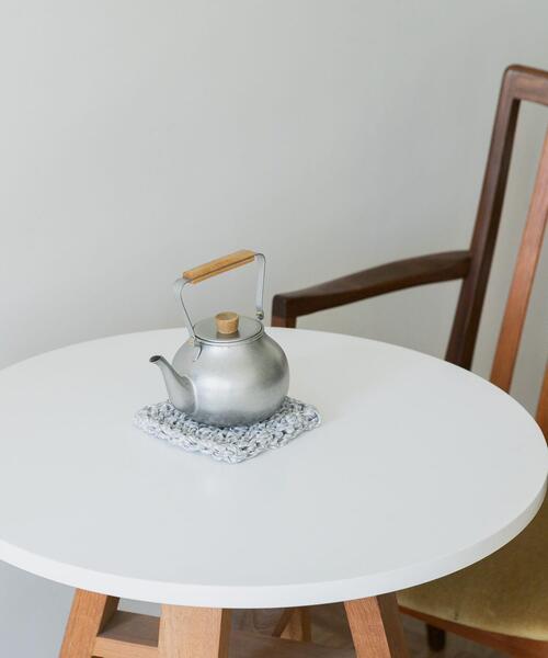 fog linen work(フォグリネンワーク)の「『別注』fog linen work×DOORS リネンテープニットマット(キッチンツール・レディース・ネイビー/グレー系その他・-)」の5枚目の写真