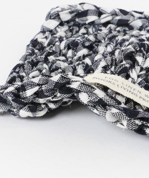fog linen work(フォグリネンワーク)の「『別注』fog linen work×DOORS リネンテープニットマット(キッチンツール・レディース・ネイビー/グレー系その他・-)」の13枚目の写真
