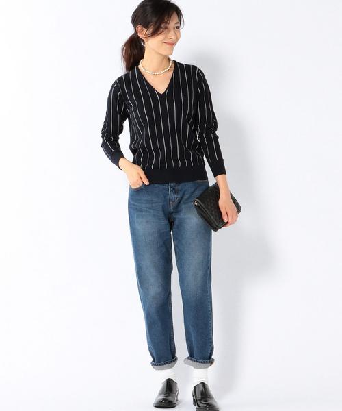 coen（コーエン）の「CONE DENIM ボーイズデニム◆（デニムパンツ・レディース・ネイビー/コバルトブルー/ナチュラル・LARGE/SMALL/MEDIUM）」の10枚目の写真