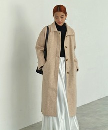 LIENCOEUR（リアンクール）の「Iラインロングコート（ステンカラーコート）」
