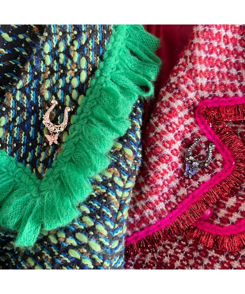 ANNA SUI（アナスイ）の「馬蹄モチーフ ブローチ（ブローチ