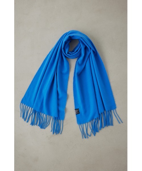 AZUL by moussy（アズールバイマウジー）の「ソフトタッチマフラー（マフラー・メンズ・ブラック/ベージュ系その他/アイボリー/ブルー/ブラック系その他/グレー・FREE）」の10枚目の写真