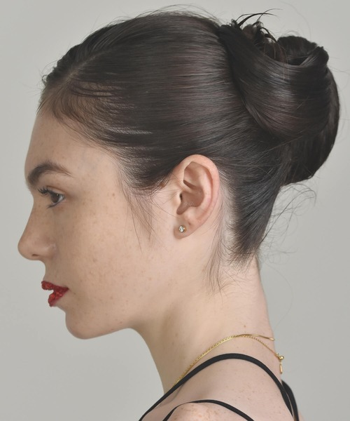 LHME（エルエイチエムイー）の「【WEB限定】”Enhance”一粒ピアス/ジルコニア/サージカルステンレス（金属アレルギー対応）【LHME / エルエイチエムイー】（ピアス（両耳用）・レディース・シルバー/ゴールド・ONE SIZE）」の8枚目の写真