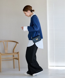 Brown EDITION ウォッシャブルトロタックハーフパンツ 2024新作】GUのタックハーフパンツ｜大人っぽくオシャレに履ける