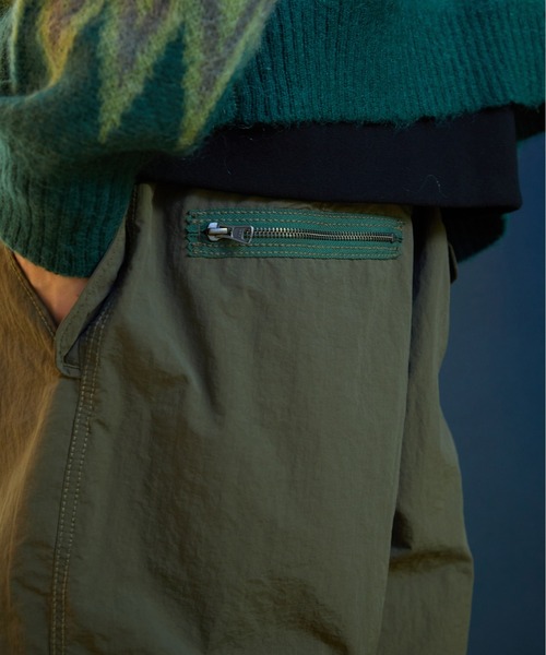 NUMBER (N)INE(ナンバーナイン)の「NUMBER (N)INE/ナンバーナイン MICRO RIP-STOP WIDE OVER PANTS(カーゴパンツ・メンズ・ブラック/カーキ・2/3/4)」の10枚目の写真