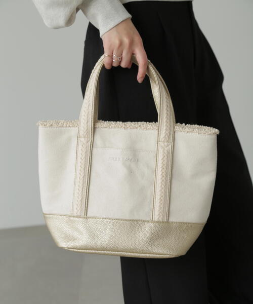 FREE'S MART(フリーズマート)の「◆フリンジトートバッグ(トートバッグ・レディース・ゴールド/シルバー/ホワイト・フリ-)」の10枚目の写真