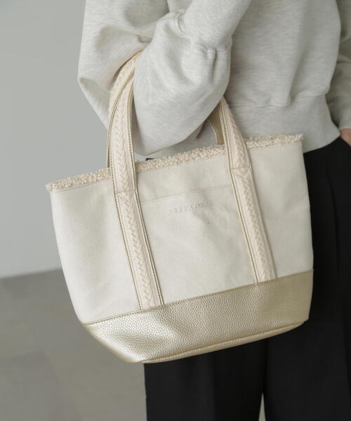 FREE'S MART(フリーズマート)の「◆フリンジトートバッグ(トートバッグ・レディース・ゴールド/シルバー/ホワイト・フリ-)」の17枚目の写真