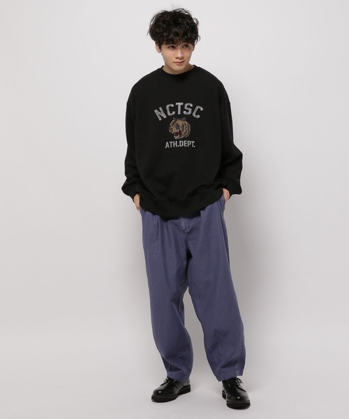 niko and...（ニコアンド）の「アソート刺しゅう裏毛プルオーバー（スウェット・メンズ・ブラック/ブルー/オフホワイト・MEDIUM/LARGE）」の6枚目の写真