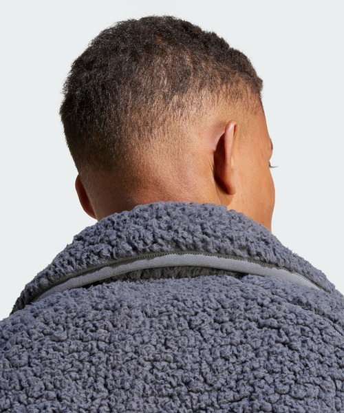 adidas(アディダス)の「アディダス アドベンチャー ポーラーフリース ジャケット / アディダスオリジナルス adidas Originals(ナイロンジャケット・メンズ・ベージュ/グレー・X-LARGE/MEDIUM/XX-LARGE/3XL/SMALL/LARGE/X-SMALL)」の6枚目の写真