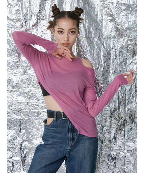 EVRIS（エヴリス）の「スクエアバックルベルト（ベルト・レディース・ブラック/ブラウン・FREE）」の6枚目の写真