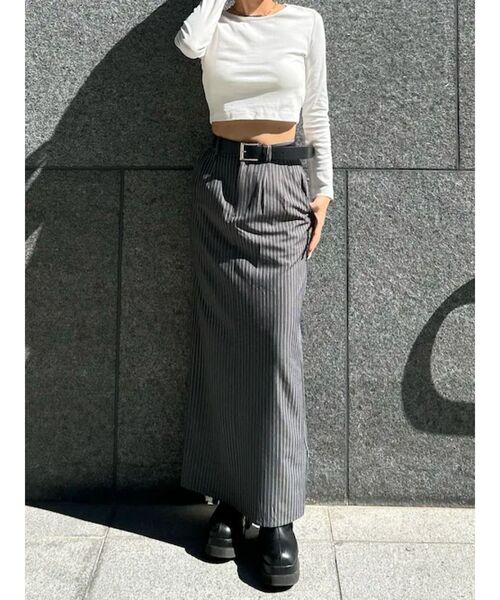 EVRIS（エヴリス）の「スクエアバックルベルト（ベルト・レディース・ブラック/ブラウン・FREE）」の17枚目の写真