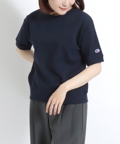 楽天市場】champion 半袖スウェット（カラーブルー