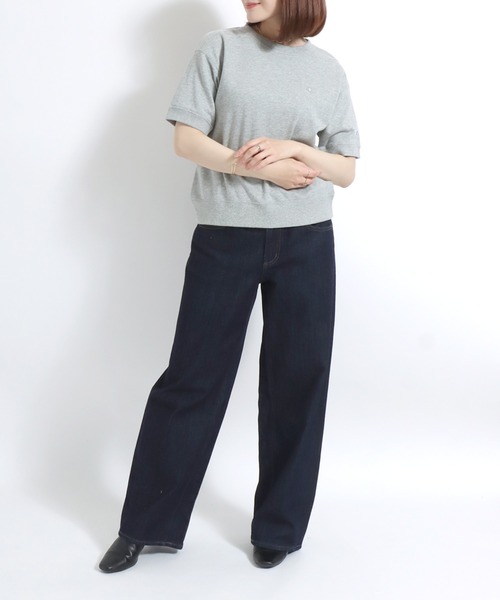 Champion（チャンピオン）半袖スウェットトレーナー レディース