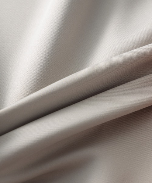 7days Life Styling（セブンデイズライフスタイリング）の「パール調ビジュー使い９分袖トップス(きれいめダンボール素材)（Tシャツ/カットソー・レディース・グレイッシュベージュ/ブラック・S/M/L/LL）」の18枚目の写真