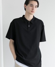 aimoha men SIMPLE POLO SHIRT ハーフボタン 半袖 ポロシャツ (SS)