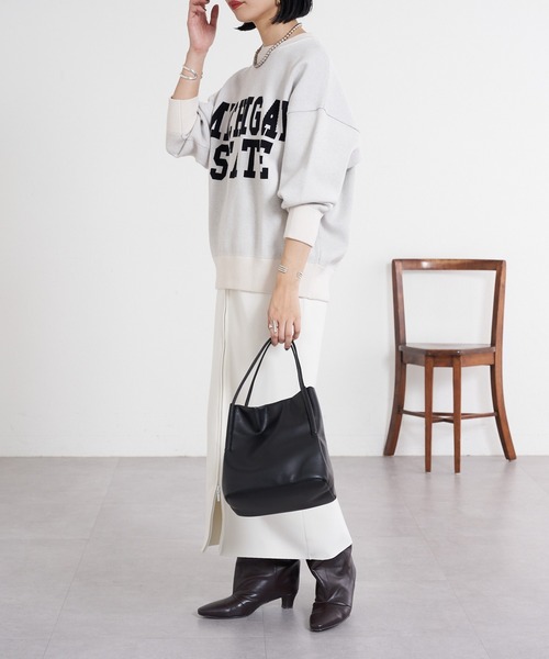 SHENERY（シーナリー）の「ダブルZIPポンチタイトスカート（スカート・レディース・アイボリー/ブラック・38/36）」の18枚目の写真